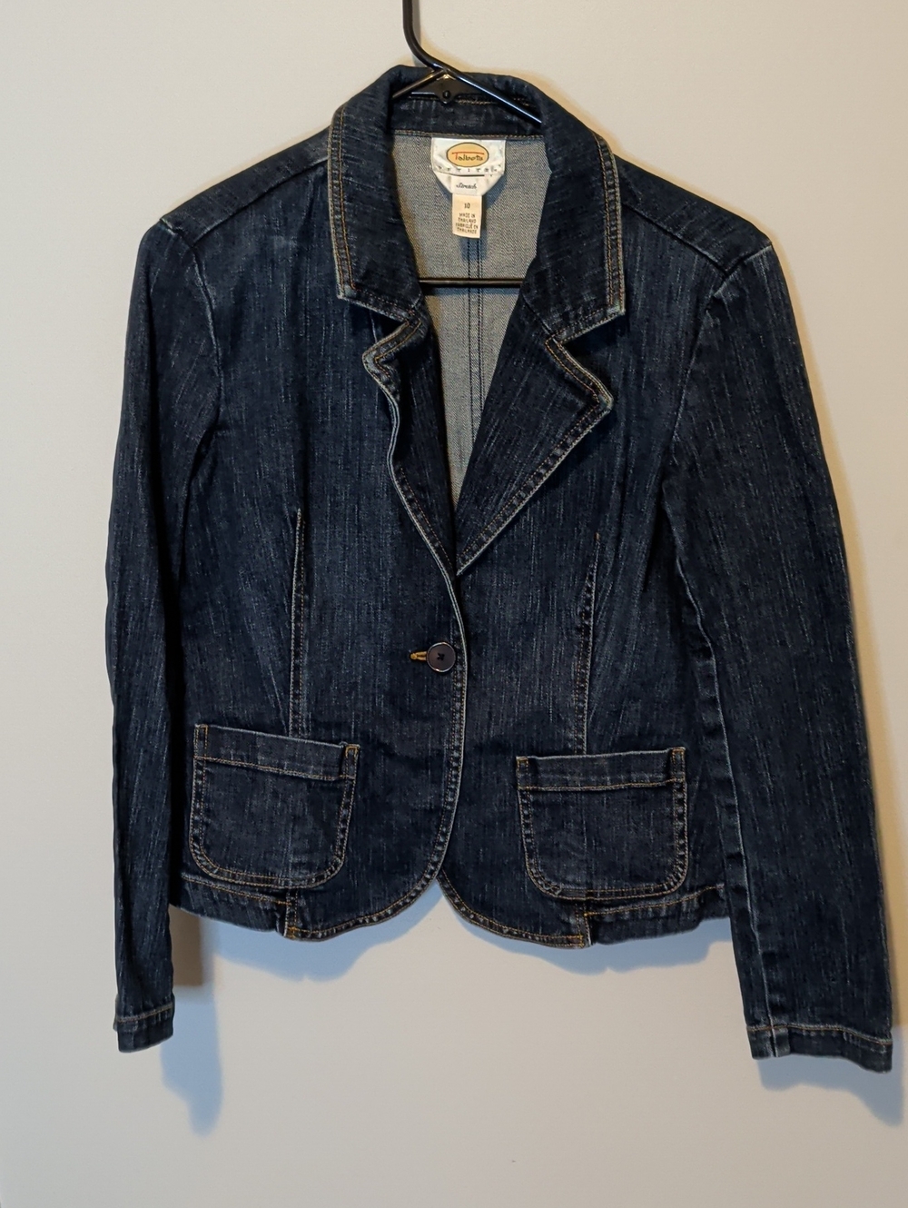 Robert Talbott Dark Blue Denim Blazer Jacket